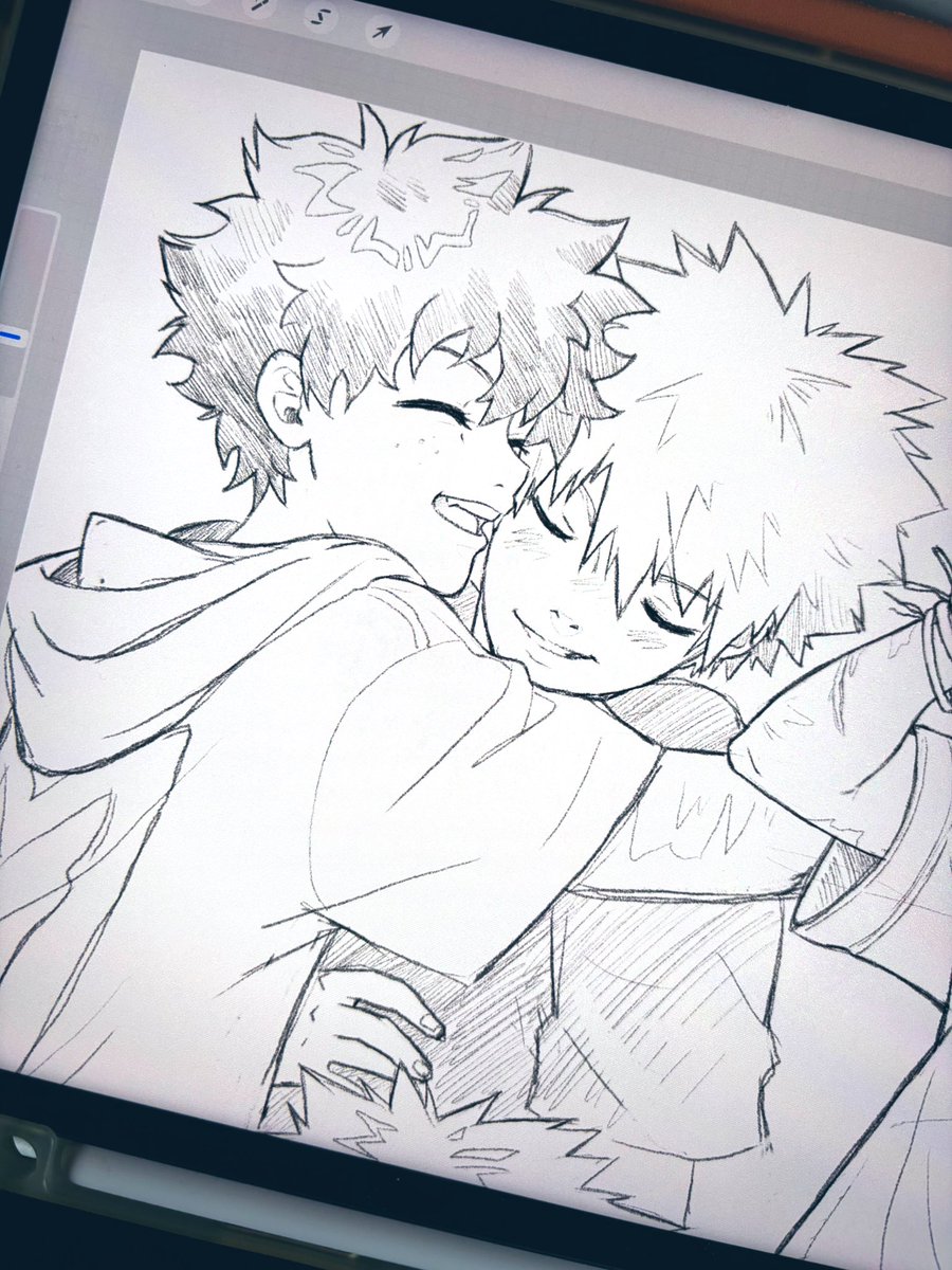 Aw, he's shy 🙈
#bakudeku #mha 
