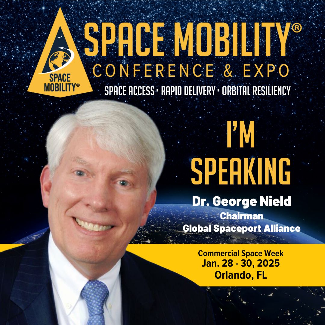 I am looking forward to speaking at Space Mobility Conference &amp; Expo! My session is titled Expanding Launch Capacity for Assured Access to Space.
Join me in Orlando for #Commercialspaceweek - Jan 27-30!
Register at spacecomexpo.com