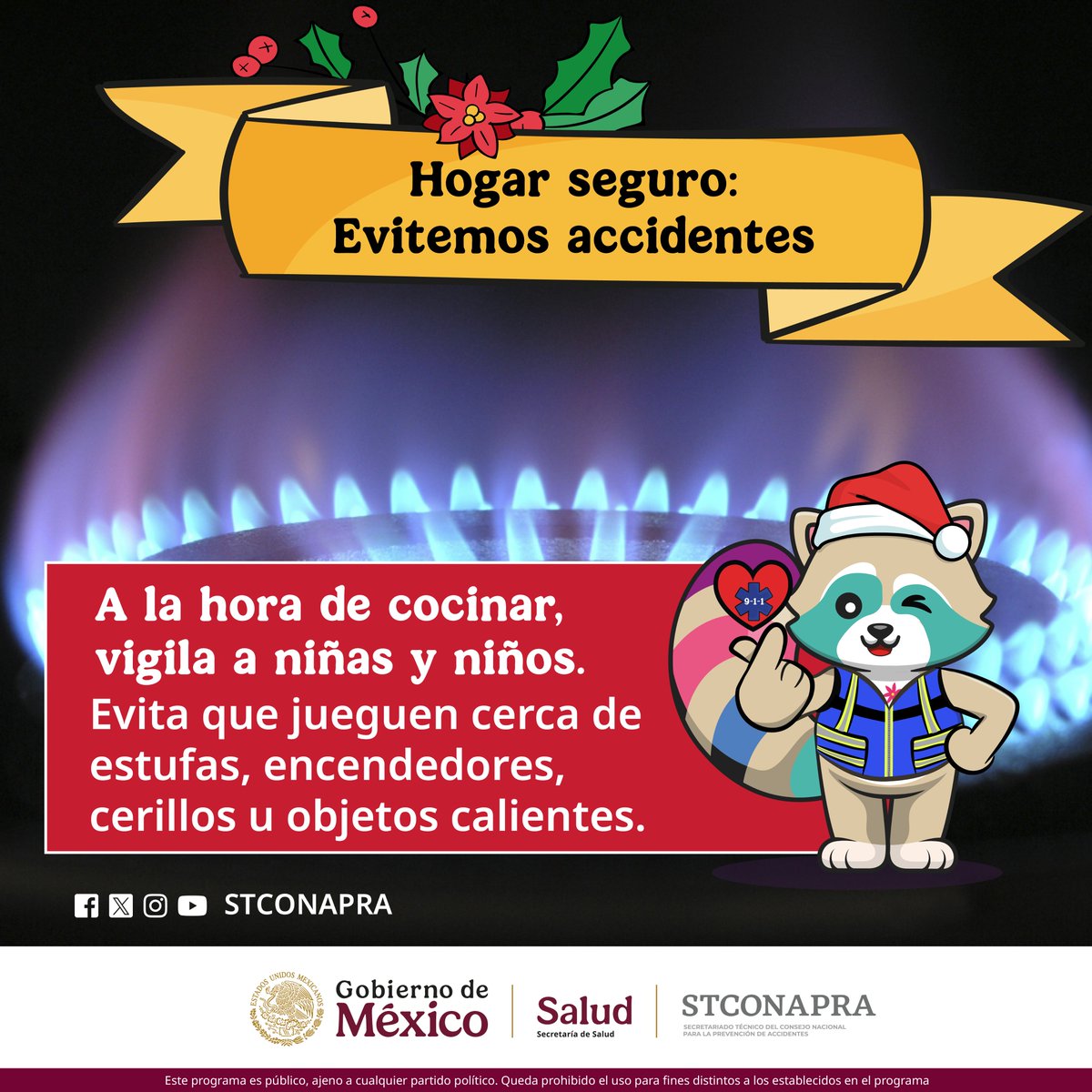🔥🏠En México, los #Accidentes son la cuarta causa de muerte, y muchas tragedias ocurren en casa.
Mantén a niñas y niños lejos de la cocina y fuentes de calor; apaga velas y luces navideñas antes de dormir
🎄#RegalosQueSalvanVidas: #PrevenciónQuemaduras
🌐bit.ly/3DfCpHQ