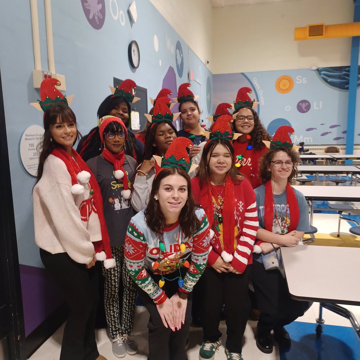 We had some of Santa's helpers at CECLA today! <a href="/CECLAseahorse/">CECLA</a>  <a href="/ccpstechcenter/">Chesterfield Career and Technical Center</a>  <a href="/CTCHull/">Brian Russell</a> <a href="/CCPSFACE1/">CCPS FACE</a>