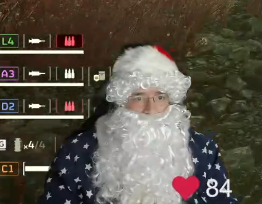 Murica Santa watches over you and was also spreading managed democracy last night.
