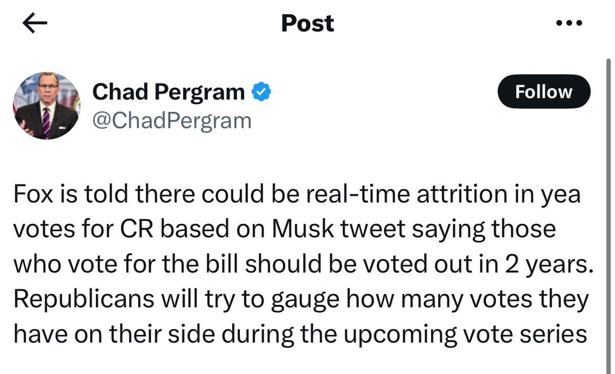 reesetheone1's tweet photo. Nothing get passed without democrats the next four years it seems. https://t.co/PMWcyxQROv