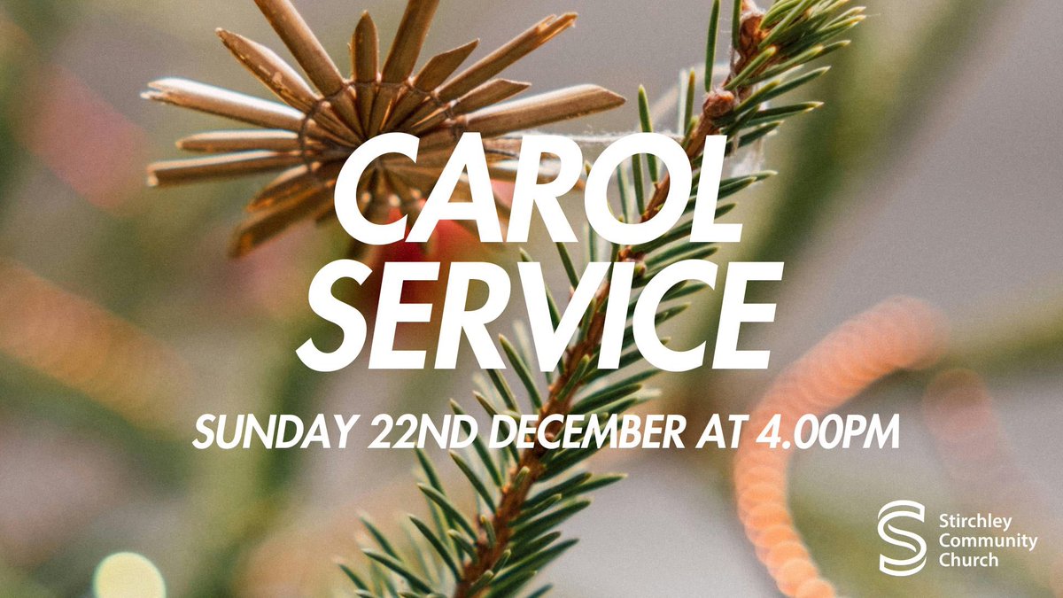stirchleycc's tweet photo. Looking forward to the Carol Service this Sunday at 4pm at Hazelwell St B30 2JX.

#VivaStirchley #CarolService #Christmas https://t.co/P85ZaVmxEj