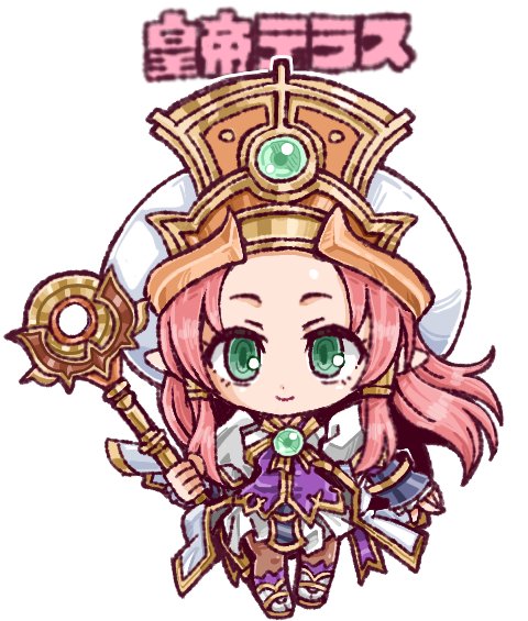 「スマホ指描き 神羅万象チョコの皇帝テラス」|TOZのイラスト