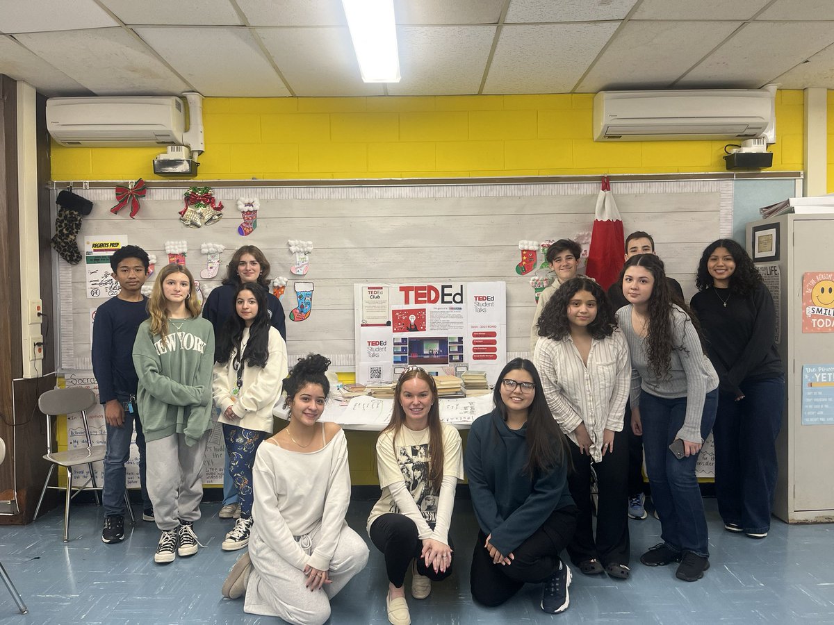 The MHS TEDEd Student Talks club finalized their TED Talk topics today. These learners are dedicated to sharing their big ideas with the <a href="/MineolaUFSD/">Mineola UFSD</a> community!! <a href="/TED_ED/">TED-Ed</a> 🗣️🗣️💡