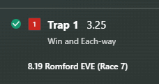 UKDogsValue's tweet photo. Back to back winners, four bets - 2 wins
4pts plus profit inside of an hour.
Its just THAT easy. https://t.co/Bap4RTWFHt