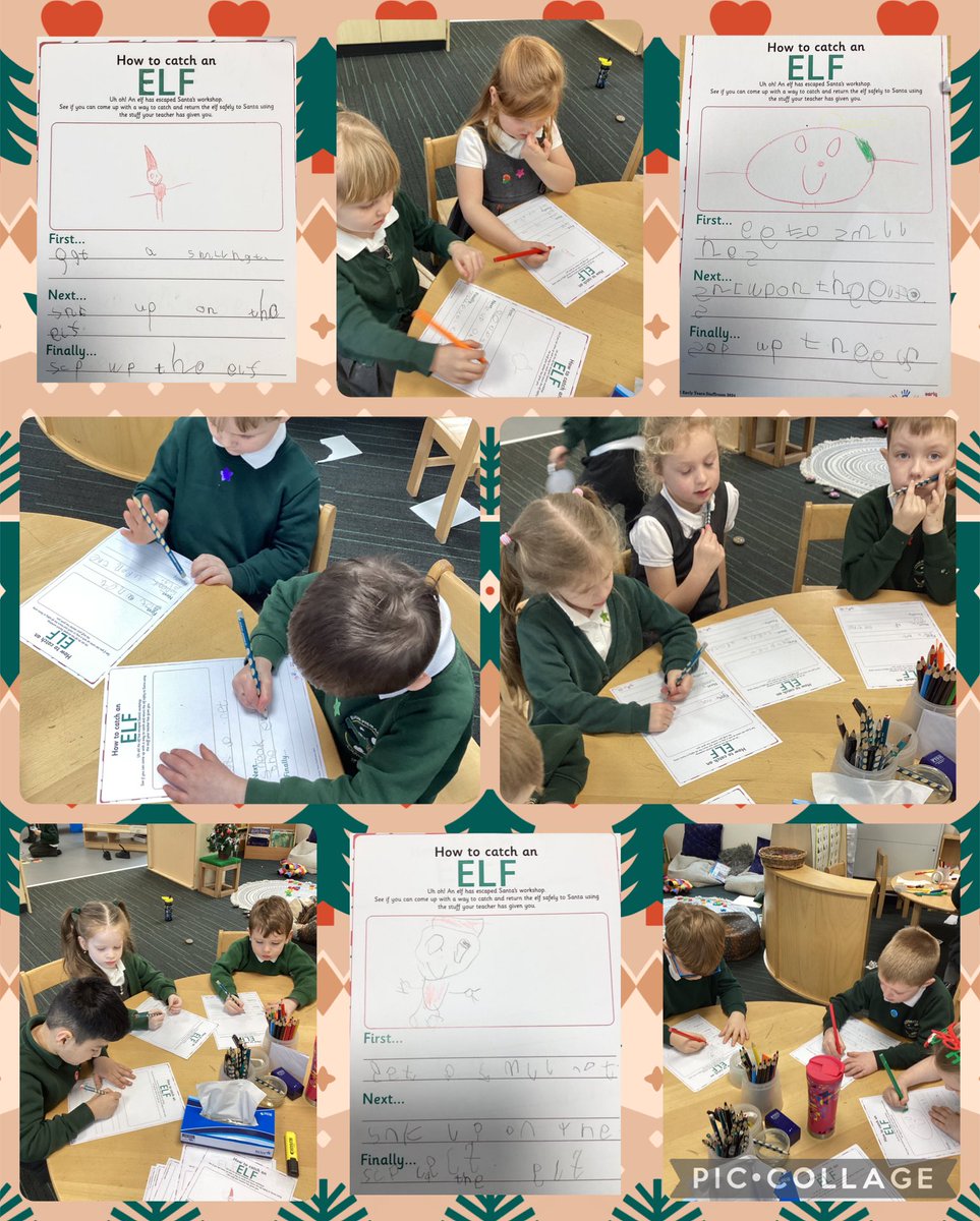 BaderPrimary's tweet photo. Reception children thought about the best way to catch an elf! We used our ideas to write simple instructions. #BaderEYFS #RRSarticle13 https://t.co/YOFxPZinLm