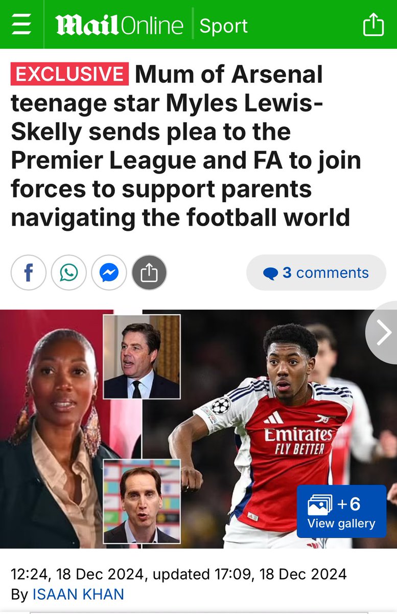 No1. Fan Club (@no1fan_club) on Twitter photo Shouting loud and proud about our parent support in football. Thank you Issan Khan <a href="/MailOnline/">Mail Online</a> for sharing the importance of our initiative 🙏🏾
dailymail.co.uk/sport/football… Shouting loud and proud about our parent support in football. Thank you Issan Khan <a href="/MailOnline/">Mail Online</a> for sharing the importance of our initiative 🙏🏾
dailymail.co.uk/sport/football…