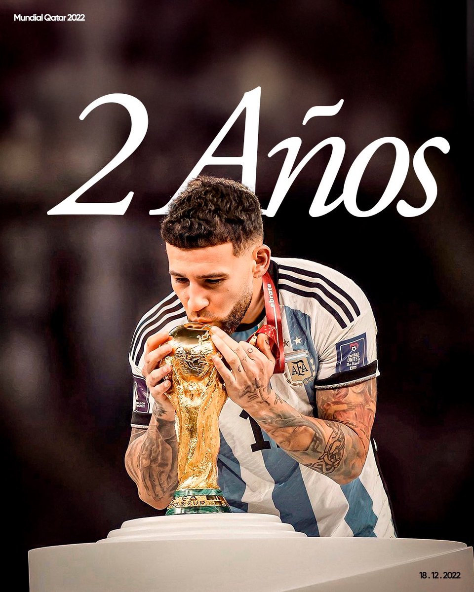 Notamendi30's tweet photo. 2 años y para toda la vida ⭐️ ⭐️ ⭐️ 18/12/22 https://t.co/uJ1fEai9Pg