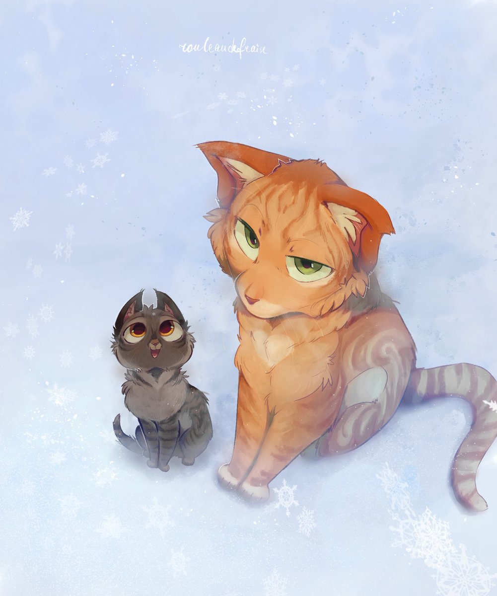 rouleaudefraise's tweet image. Some winter mood
Fireheart and Bramblepaw
#warriorcats