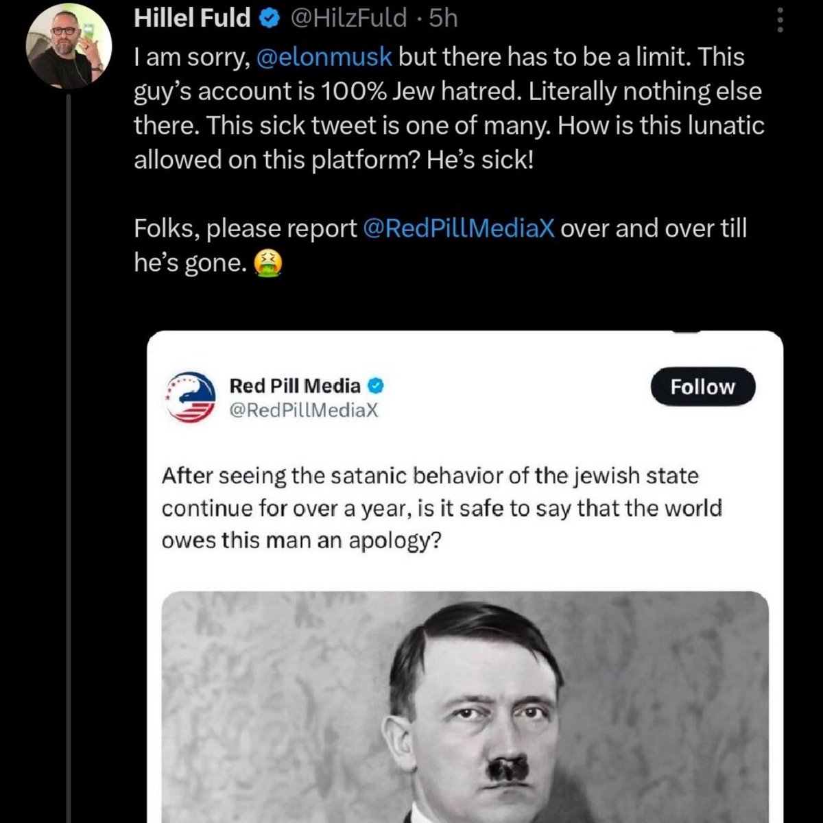 Oy vey.

They want to shut it down because my post has over 2M views 😂