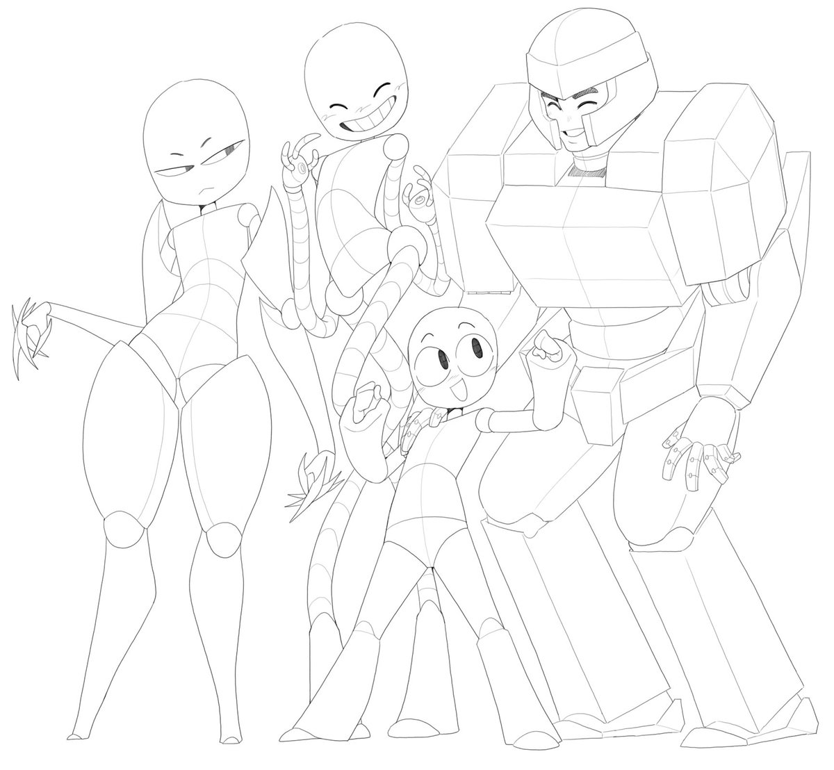 Mrfishcorpse's tweet image. Which robot builds do yall like?? Heres my top 4
