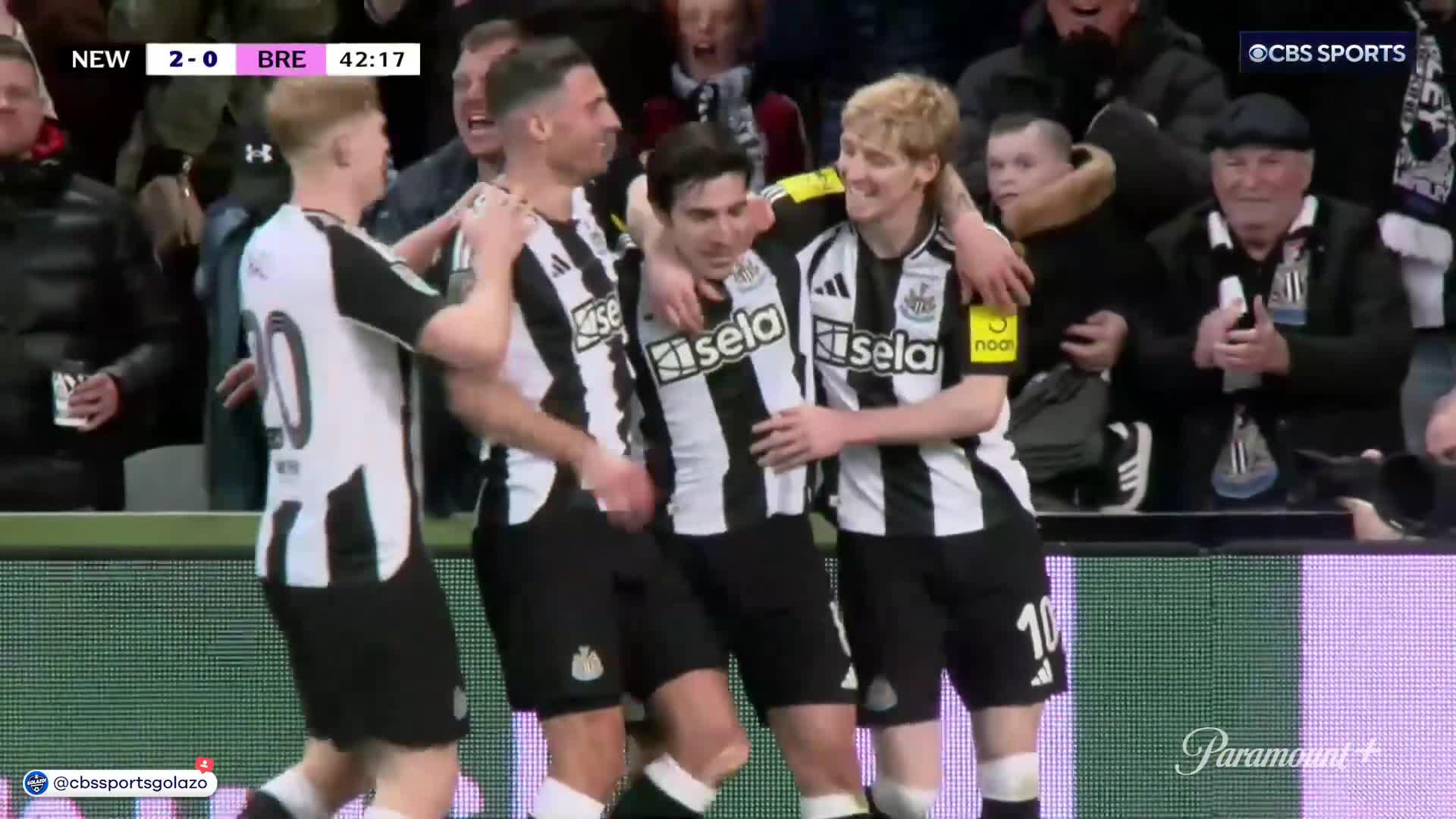 It's the Sandro Tonali show in Newcastle! 👏Another super strike from the Italian international 🇮🇹
