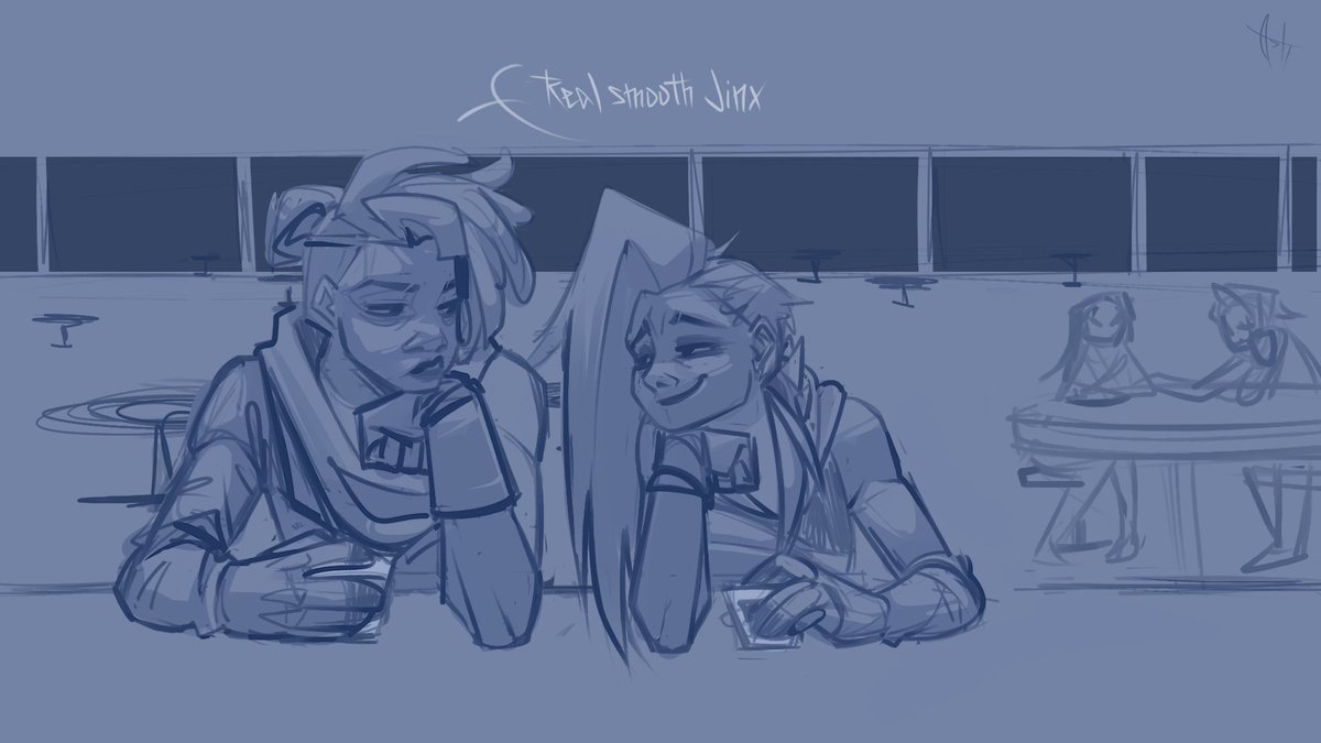 Part 2

Since I decided to make the comic in color, it might take a bit longer. Because of that, I got a little lazy and just reused Caitlyn and Vi’s poses from the first part😁😁😁
#Arcane #ArcaneSeason2 #Jinx  #Ekko #ekkojinx #TimeBomb