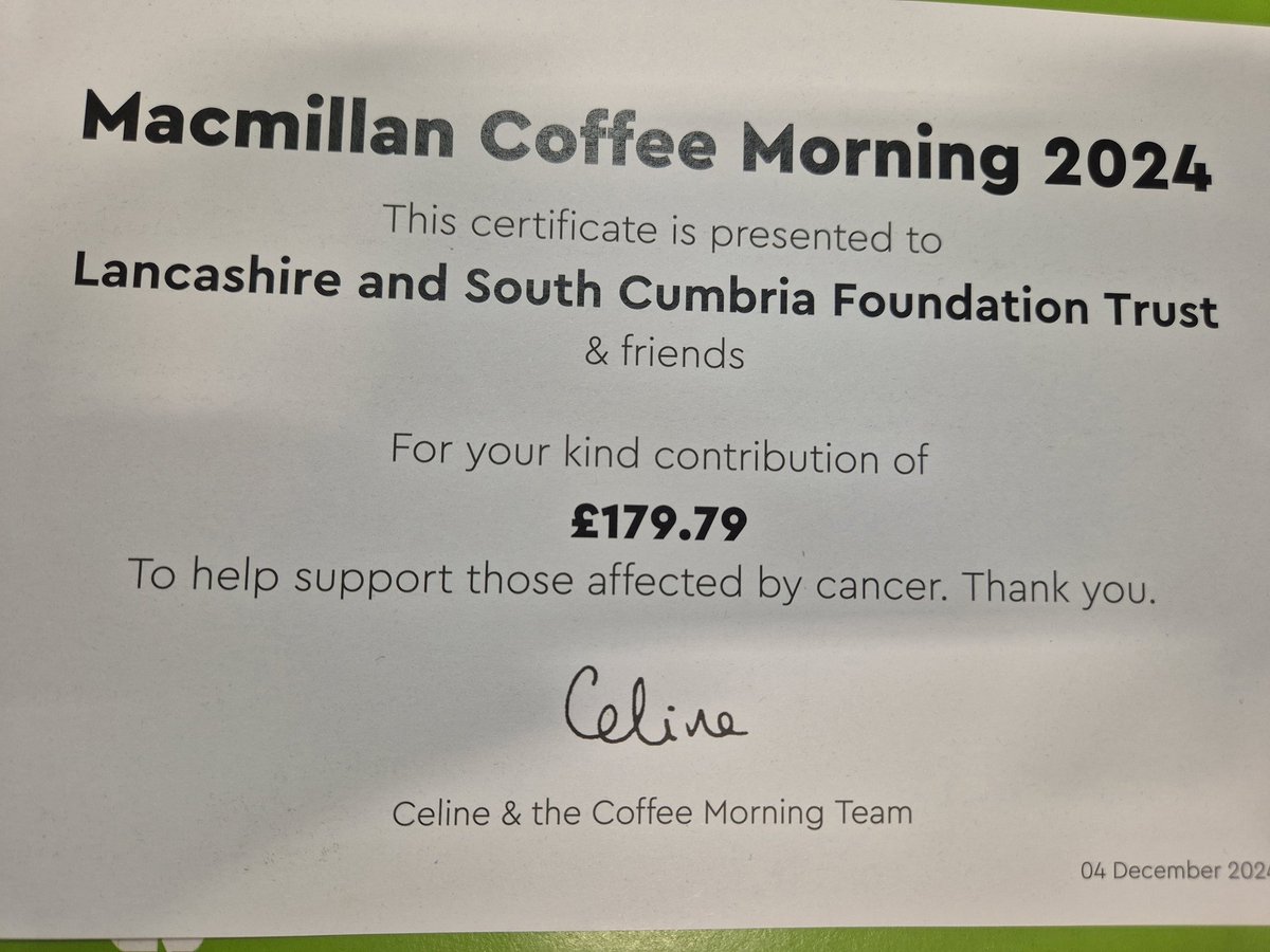 Natalie Moore (@natski89) on Twitter photo Huge thankyou to everyone at <a href="/wearewoodview/">We Are Woodview</a> who supported our <a href="/macmillancancer/">Macmillan Cancer Support</a> coffee morning back in September!
We raised a fantastic £179.79 which is pretty impressive for our little inpatient unit 💚💚
Thankyou Huge thankyou to everyone at <a href="/wearewoodview/">We Are Woodview</a> who supported our <a href="/macmillancancer/">Macmillan Cancer Support</a> coffee morning back in September!
We raised a fantastic £179.79 which is pretty impressive for our little inpatient unit 💚💚
Thankyou