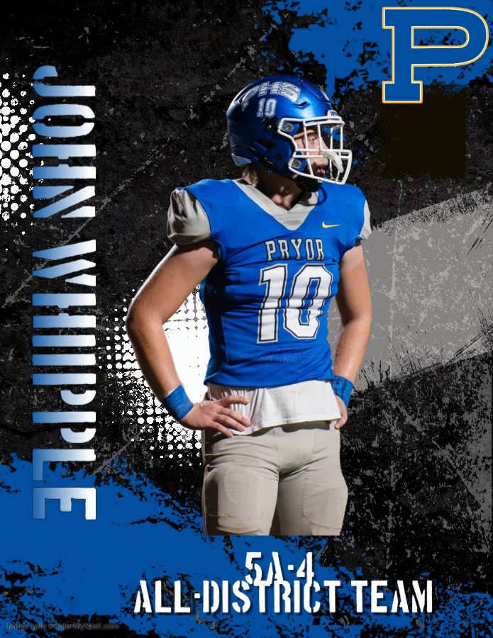 PryorTigerFB's tweet photo. 5A-4 All-District Team
John Whipple 🅿️🐅🏈 #DRAWTHELINE https://t.co/p6W3816Gad