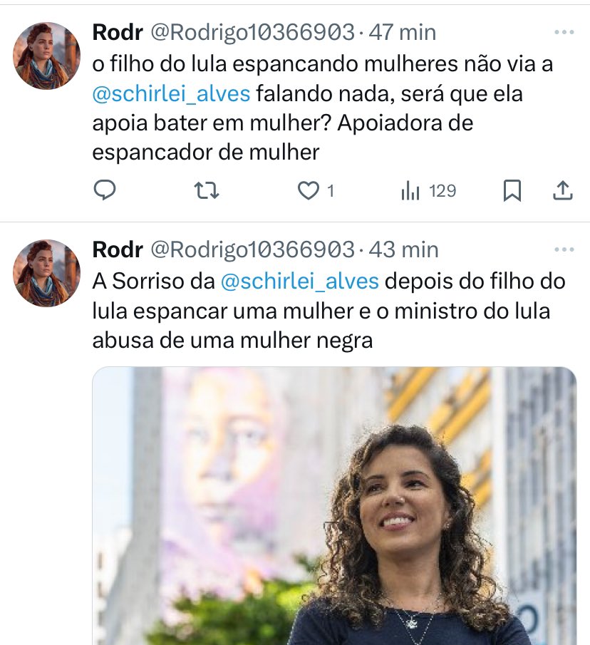 É só eu publicar qualquer coisa sobre o caso que vem esses perfis sem identificação e que disseminam discurso de ódio falar bobagem. Essa rede tá cada vez mais intragável. ⬇️