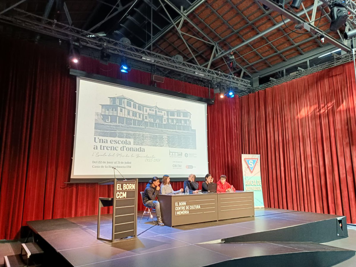 JCarbonellS's tweet photo. “Qui no coneix la seva història està condemnat a repetir-la”
Avui hem presentat el nostre projecte sobre l’Escola del Mar, a les jornades Xarxa mai més d’@amauthausen sobre memòria democràtica. Una tasca urgent i imprescindible. #Contraloblit @INSJoanSalvat https://t.co/TXyWN9ejBJ