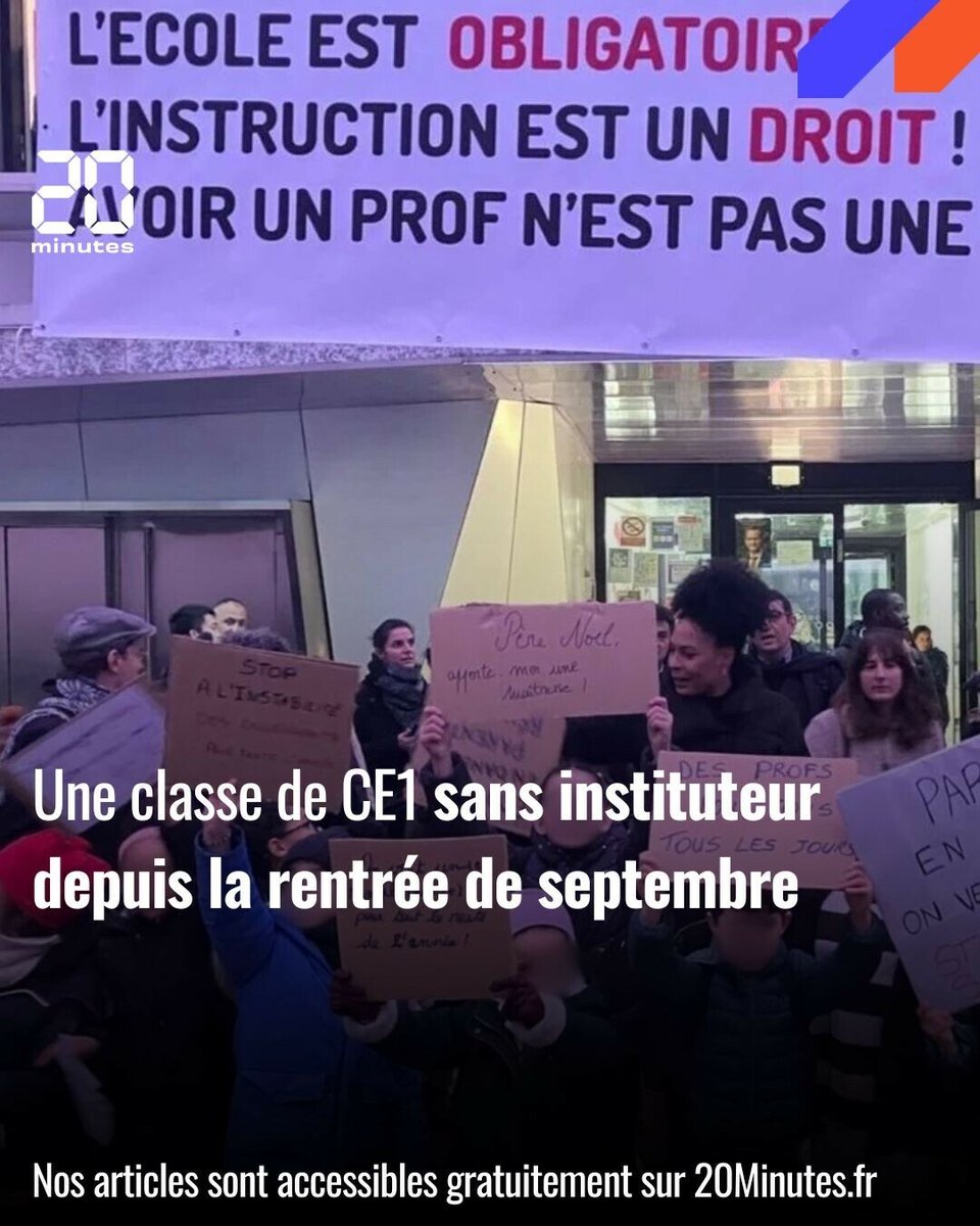 20Minutes's tweet image. Les parents d’élèves appellent à l’aide
➡️ 20min.fr/YHd

#école #CE1 #EducationNationale