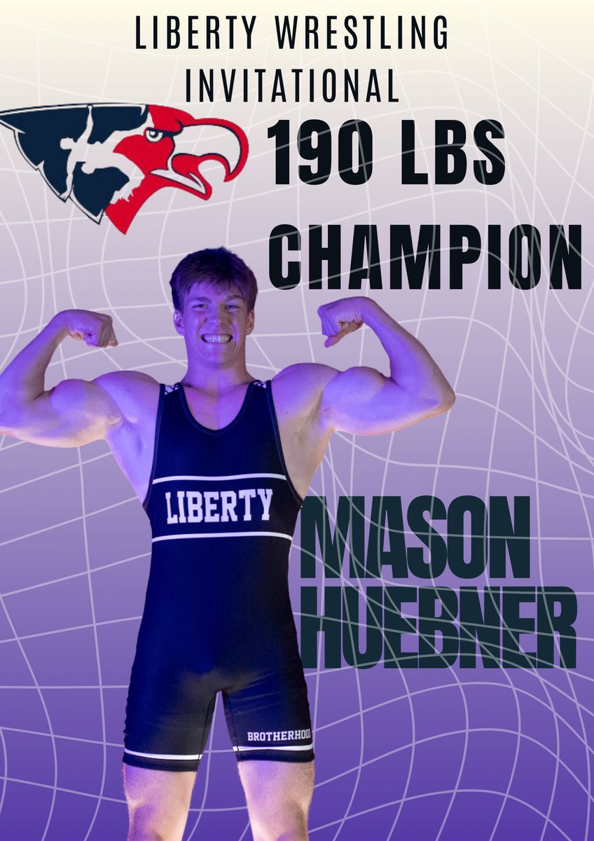 Congrats to Mason Huebner for taking home the Championship at the Liberty Invitational!