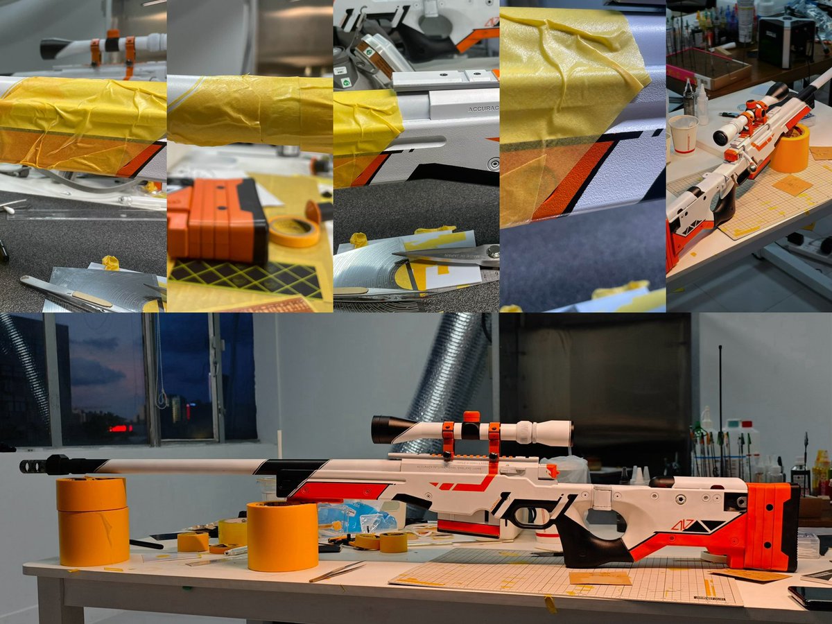wyhxnr1's tweet photo. Just as kennyS settled in Shanghai,I chose to make the AWP which skins from his career, as a gift for him to commemorate the legendary sniper kennyS,The video of this event, with over 15,000 likes and over 1 million views on Chinese social media!@kennyS_ #csgo #cs2 #cs2model https://t.co/FHbArTUszJ
