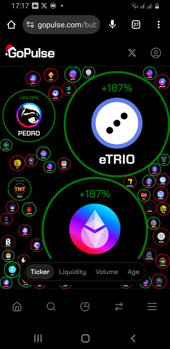 Pere5Joe's tweet photo. Sellers got rekt again 

$pSTETH On fire 🔥 https://t.co/OT6RfTPaGO