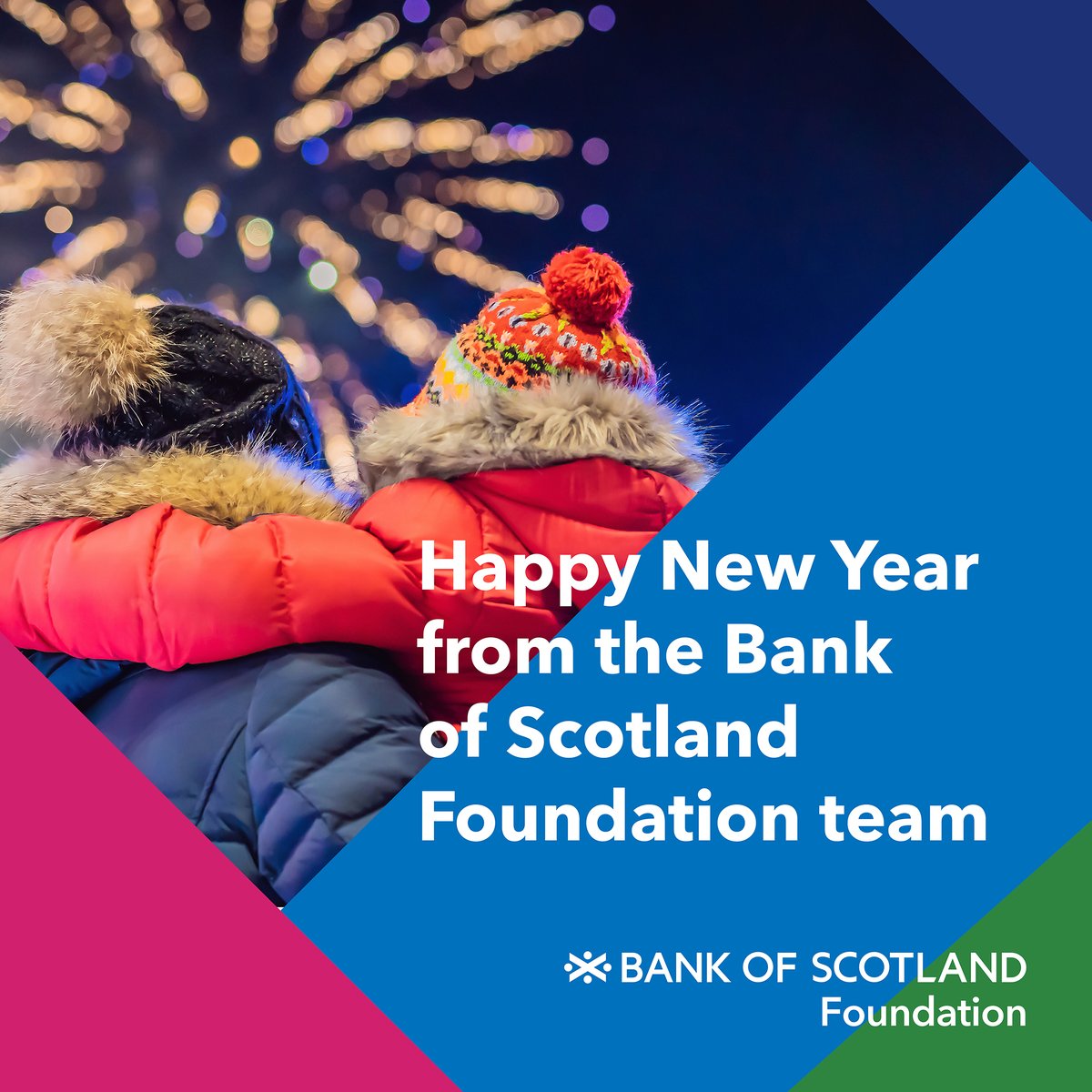 Happy New Year! 🥳 The team at Bank of Scotland Foundation wishes you all the best for 2025! ✨