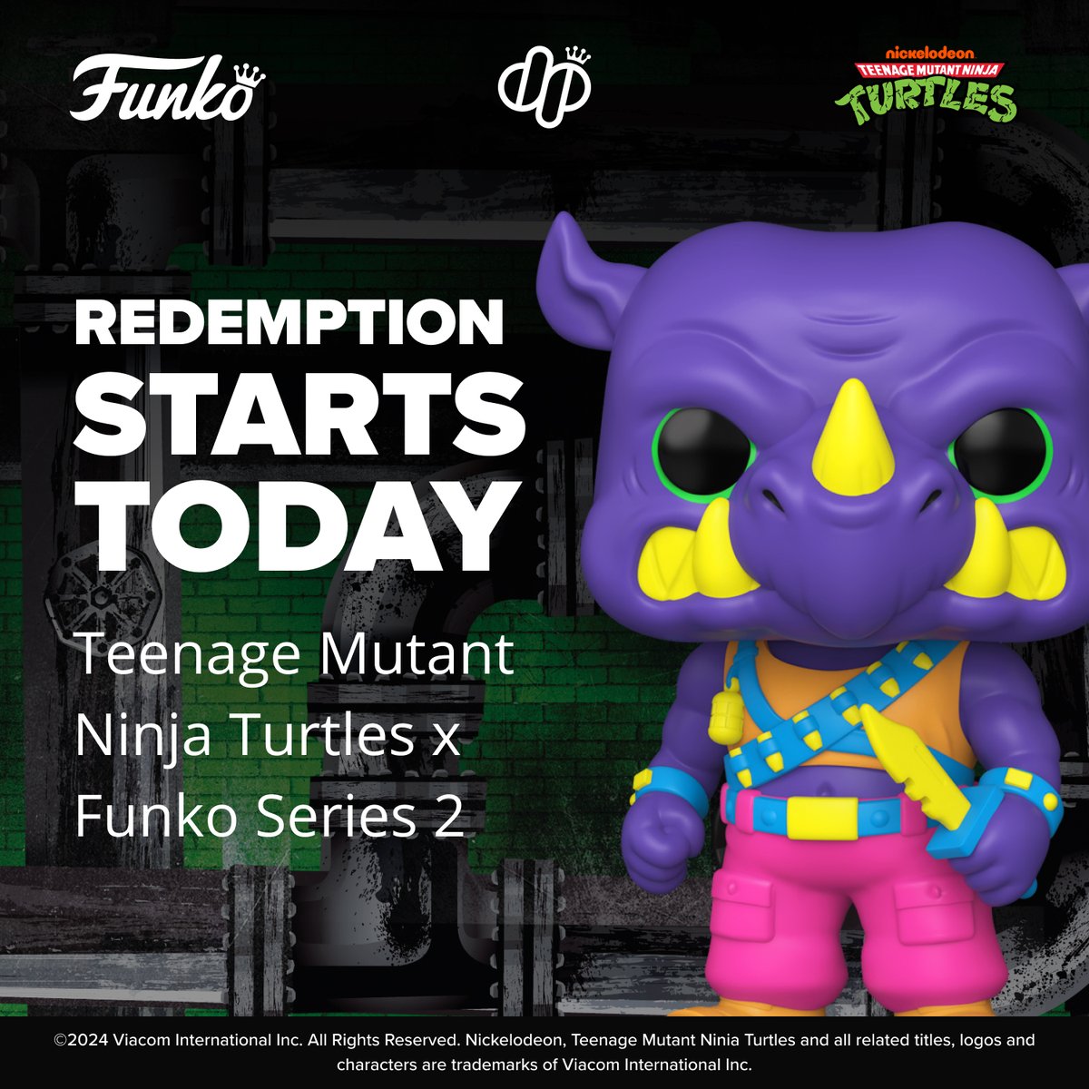 Final Reminder! The Teenage Mutant Ninja Turtles x Funko Series 2 Digital Pop! Redemption Snapshot will take place TODAY at 11 am PT! Redemption Tokens will be delivered shortly after!

🚨Please note: You will be unable to transfer, list, or buy any items from Teenage Mutant