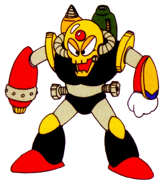 ロックマン3のドクロボットのクイックマンとウッドマン 豆で倒すの