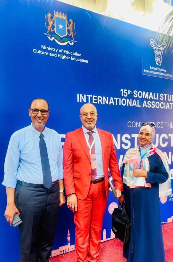 alihwarsame's tweet photo. With Najma Abdirizak, the Rector of University of Health Sciences - Somalia &amp; Ahmed Faghi Elmi at @15thSSIA 15-18 December, Mogadishu, Somalia
👇 https://t.co/8XbiKMNXlg
