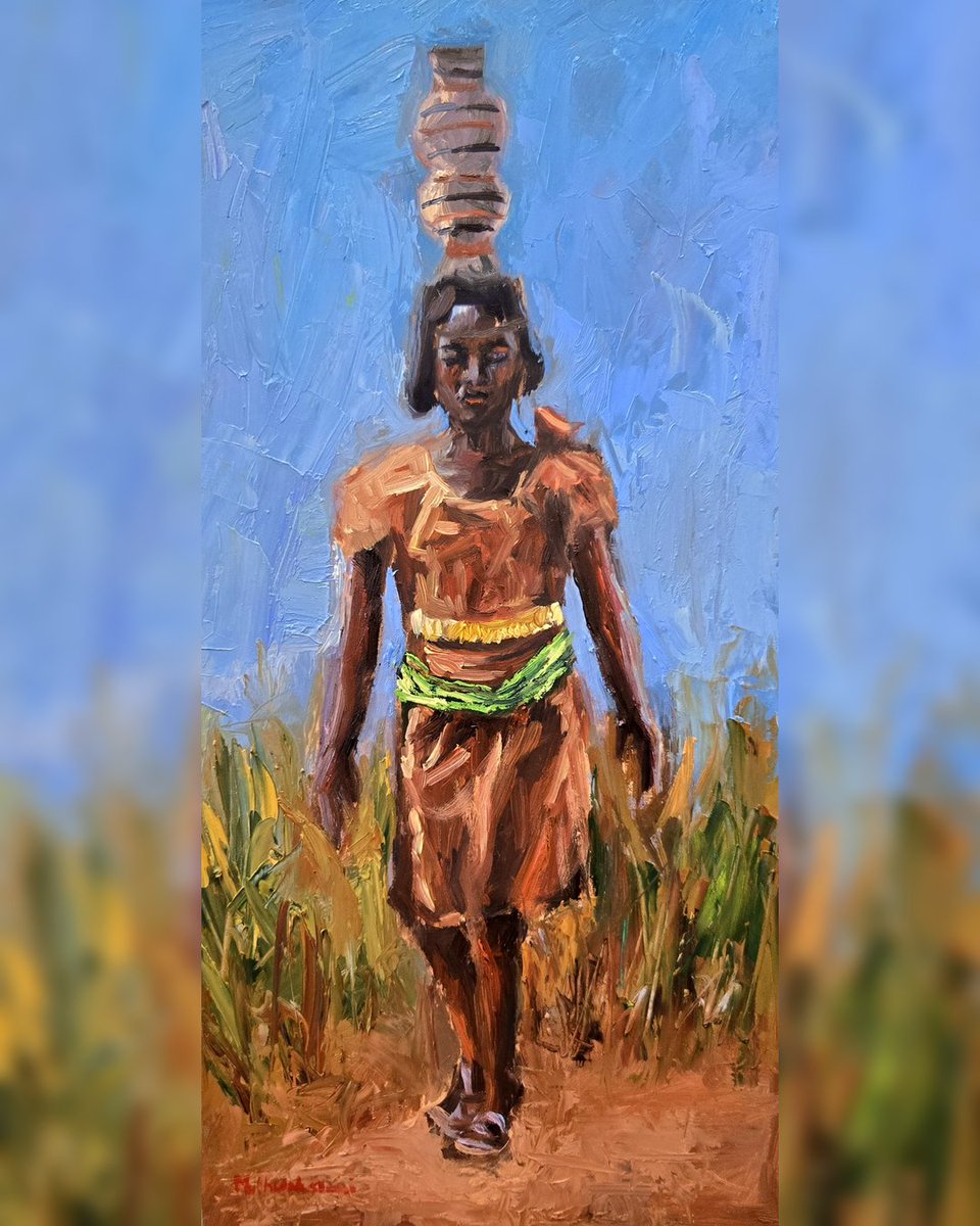 art_by_lakshmi's tweet photo. It takes immense skill to be able to balance pots on your head, let alone dance with them like the lady in this painting from Uganda.
Link to painting: https://t.co/NUyX0rV41G
#art #artistoninstagram #giftguide #figurepainter #dance #africandance #Uganda https://t.co/1ll2KEy3LM