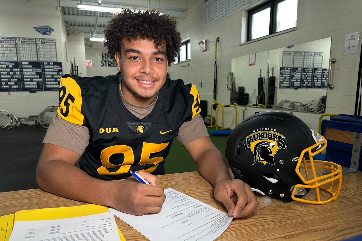 Kaleb DaCosta from <a href="/JacobHespeler/">Jacob Hespeler</a> is heading to the next level signing with <a href="/WlooFTB/">Waterloo Warriors Football</a> for the 2025 season! Click the link below for 519's video from Kaleb's signing ceremony. #LocalSports #519Proud #519Football <a href="/WlooWarriors/">Waterloo Warriors</a> <a href="/CoachCKuriata/">Coach Christian Kuriata</a> <a href="/CMFALions/">Cambridge Lions</a> 
youtu.be/5BNmINXSK04