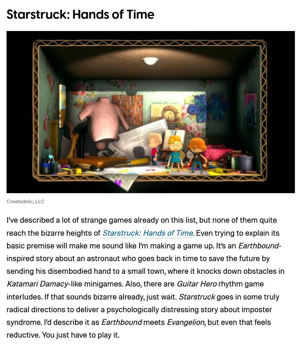 "I’d describe it as Earthbound meets Evangelion, but even that feels reductive. You just have to play it."

From <a href="/DigitalTrends/">Digital Trends</a>!