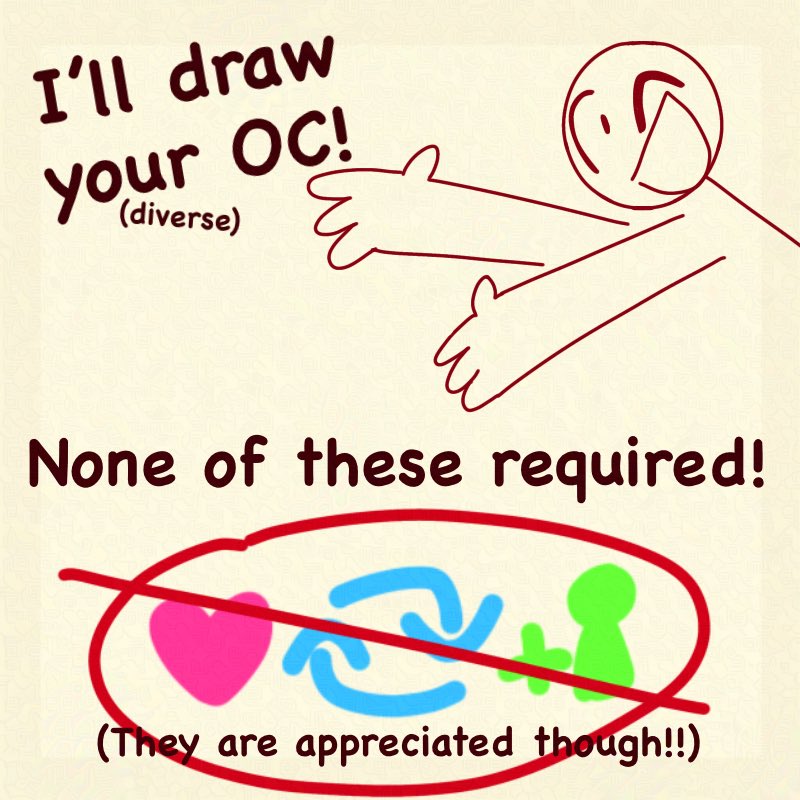 DefSaneRudieFan's tweet image. HAPPY EARLY HOLIDAYS EVERYONE!! As an artist, I love drawing different features of characters and their designs, especially diversity in body shape, ethnic features, and species! I haven’t been doing it much lately, so i’d LOVE it if you replied with an OC you’d like drawn!