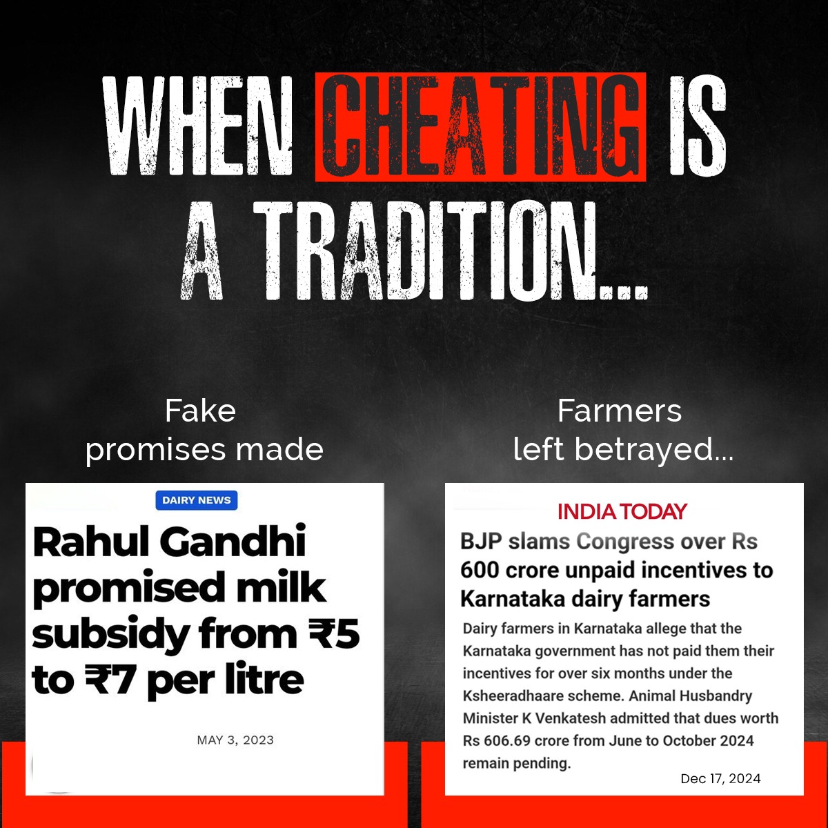 RaGa ke jhooth ka saga is ceaseless and eternal!