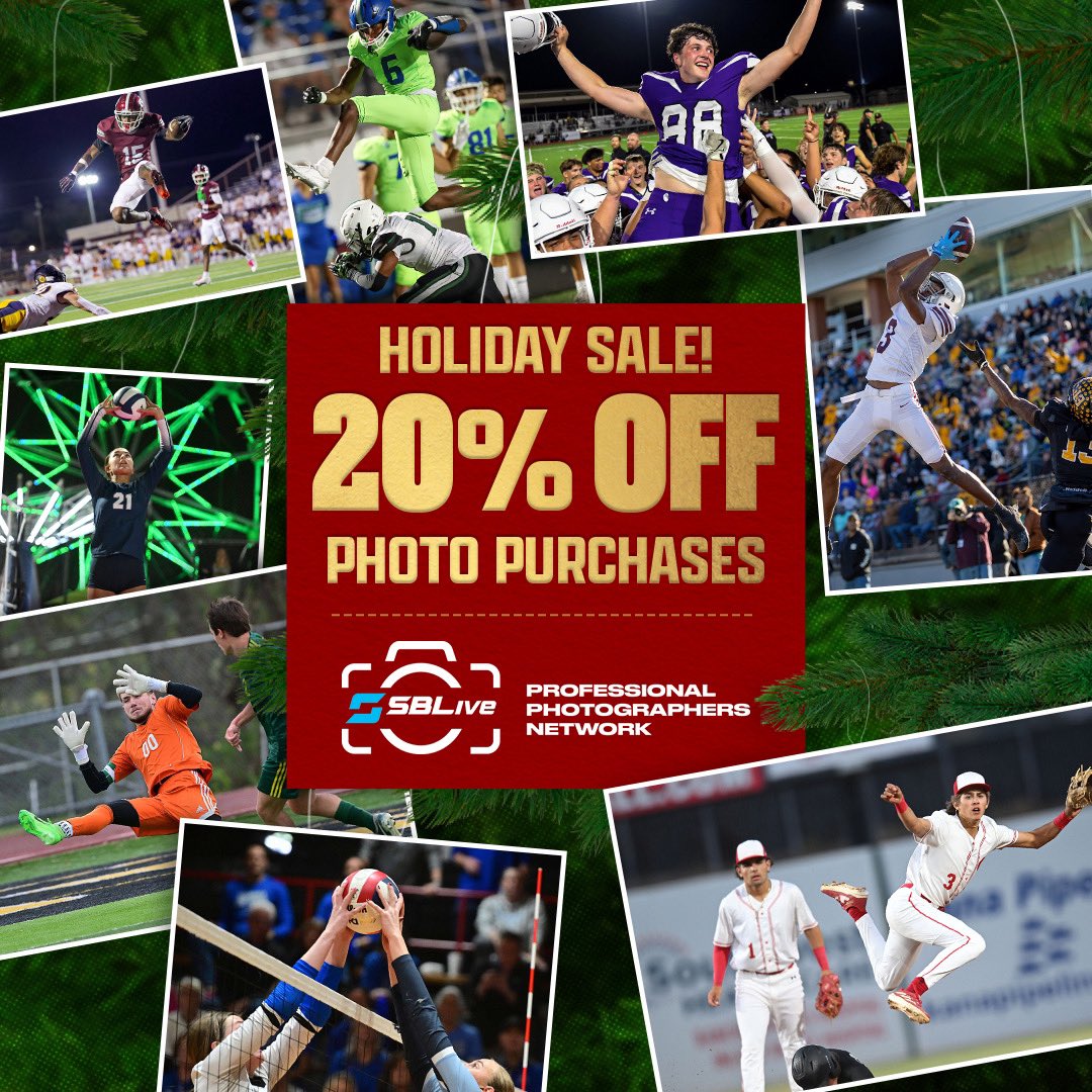 🎄📸 Holiday Photo Sale!

Registered Users get 20% OFF photos of high school athletes now through 12/31/2024. Celebrate their hard work with memories that last forever!

Click the link ⬇️BELOW⬇️to shop now. 

si.com/high-school/st…