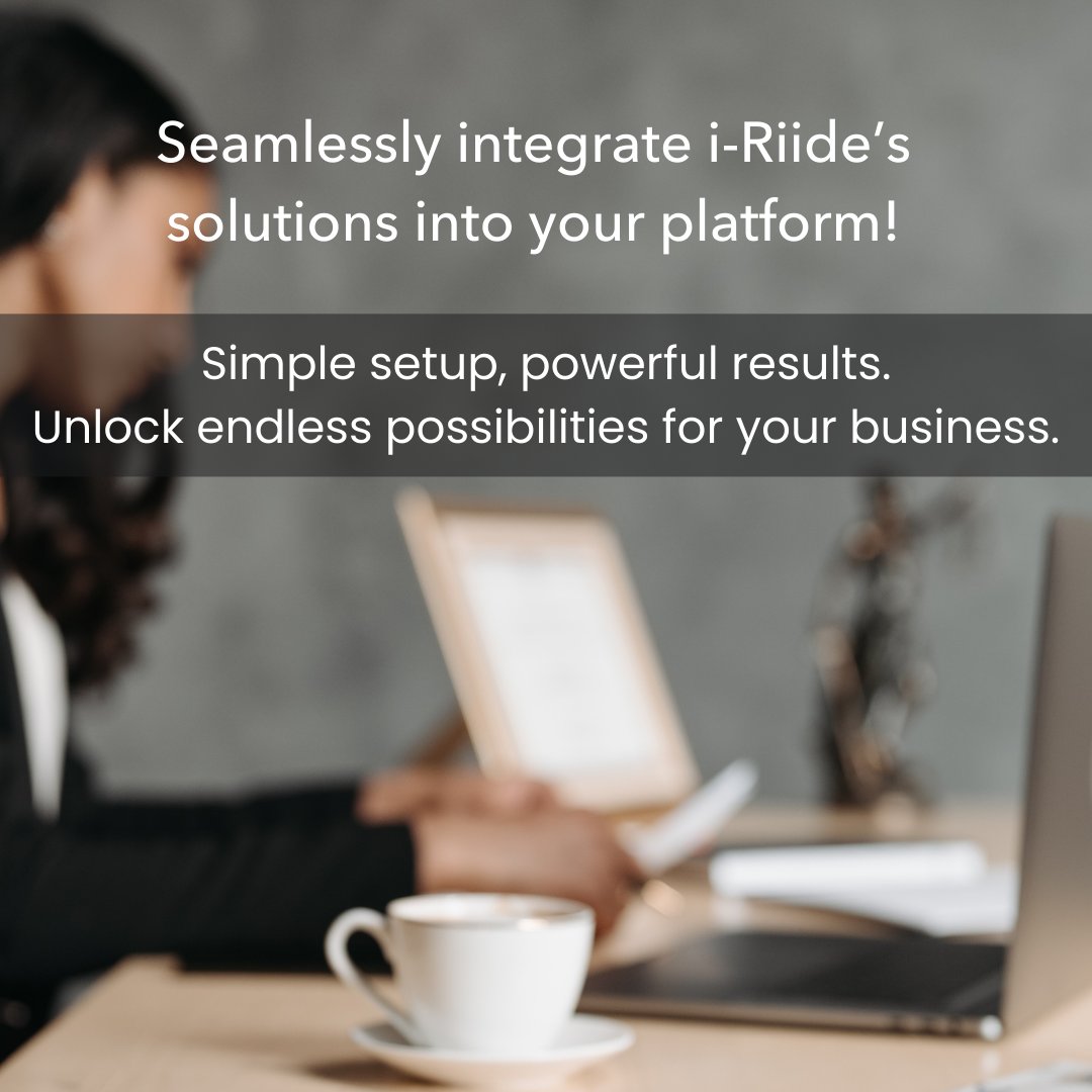 i_riide's tweet photo. 🚀 Unlock new opportunities with i-Riide’s API!

Seamlessly integrate smarter mobility solutions into your platform.
✅ Expand your services
✅ Foster collaboration
✅ Drive sustainability

🌍 Together, let’s innovate for a greener future.
👉 Learn more: https://t.co/uOSpOKxx6T https://t.co/u3hZnogbdr