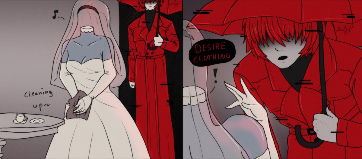 McChipyArt's tweet photo. ... Scarletella seems to have an idea... (3/5)
#Homicipher #ζεεε #MrScarletella #MsBride https://t.co/DAM8fe2sqB