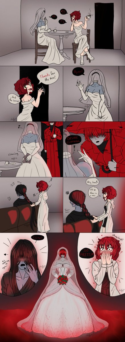 McChipyArt's tweet photo. #Homicipher #ζεεε #MrScarletella #MrCrawling #MsBride https://t.co/89m1664VsR
