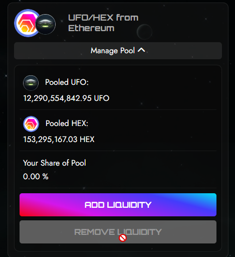 CryptoCoffee369's tweet photo. can $UFO save eHEX? 

consider the LP options on PulseX or ptgc as your stakes come due.

at least get it on to PulseChain which was designed to save us from high fees

https://t.co/2CfBN8WoM5

https://t.co/OOVODIRXtW https://t.co/aPTs6wDTD6