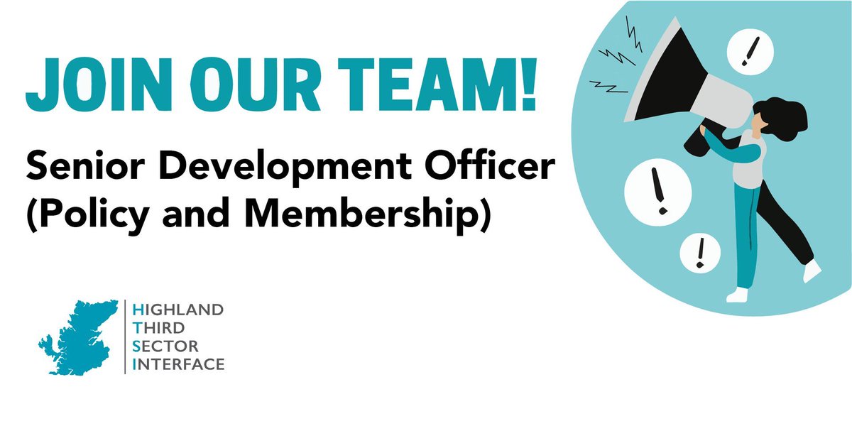 We are recruiting a Senior Development Officer (Policy and Membership)

Hours: 30 hours a week 
Salary: Starting Salary £29,973.90

Deadline to apply: 10am, Monday 13th January 2025.

Learn more: highlandtsi.org.uk/join-our-team