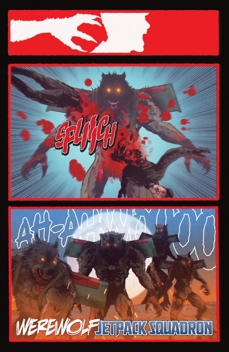 #NCBD
World War Hell rages on as the Werewolf Jetpack Squadron gets involved.
<a href="/marvelzukas/">Rolands Kalniņš (Commissions open)</a>  and <a href="/jimstafford/">Jim</a> help continue the assault: