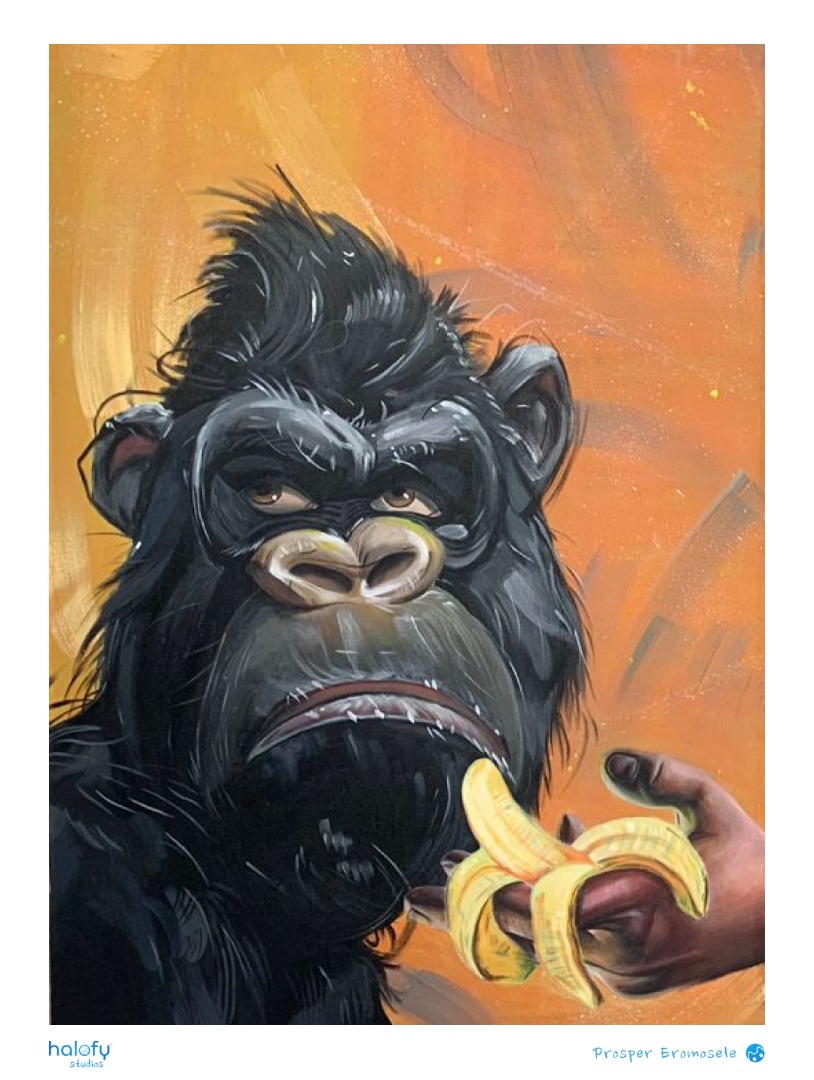 halofystudios's tweet photo. SAME CHIMP, DIFFERENT MOODS

This playful yet thought-provoking series explores the many sides of a single chimp, capturing its changing moods with vivid detail and personality. Each expression tells a story, leaving us to wonder—what mood do you see in this piece? https://t.co/XgodMbZh7P