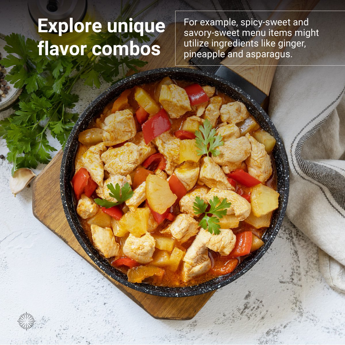 technomic's tweet image. Looking ahead to spring? Our recently published Season’s Eatings report explores some themes for innovative and refreshing spring flavors in the coming year.

Explore Ignite Menu for more: technomic.com/ignite-menu 

#menudevelopment #menutrends #foodtrends #foodbusiness