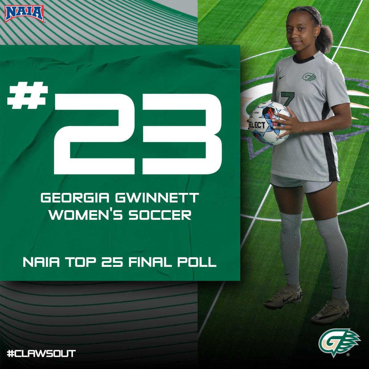 Women's Soccer Ranked No. 23 in Final 2024 NAIA Poll. Grizzlies won 12 matches and participated in the national tournament for the ninth time in program history this fall.

📰 - tinyurl.com/4yz97bv8

#ClawsOut | (850)
