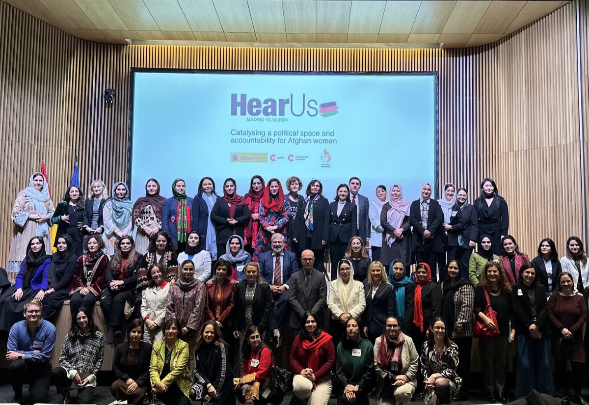 Aus Gov Afghanistan (@ausmissionaf) on Twitter photo Reflecting on the 'Hear Us' Madrid Conference and the opportunity to listen to inspiring Afghan women! We hear your calls for political agency, women's platforms and a seat at the table on all issues impacting Afghanistan. Thanks for having me! @SpainMF @AnaMAlonsoG <a href="/WomenForAfg/">Women for Afghanistan</a>. Reflecting on the 'Hear Us' Madrid Conference and the opportunity to listen to inspiring Afghan women! We hear your calls for political agency, women's platforms and a seat at the table on all issues impacting Afghanistan. Thanks for having me! @SpainMF @AnaMAlonsoG <a href="/WomenForAfg/">Women for Afghanistan</a>.
