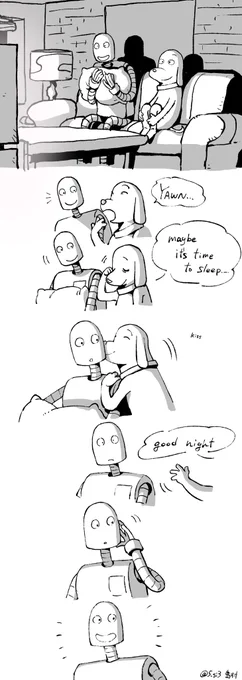 ロボドリネタバレ含 おやすみのキス 