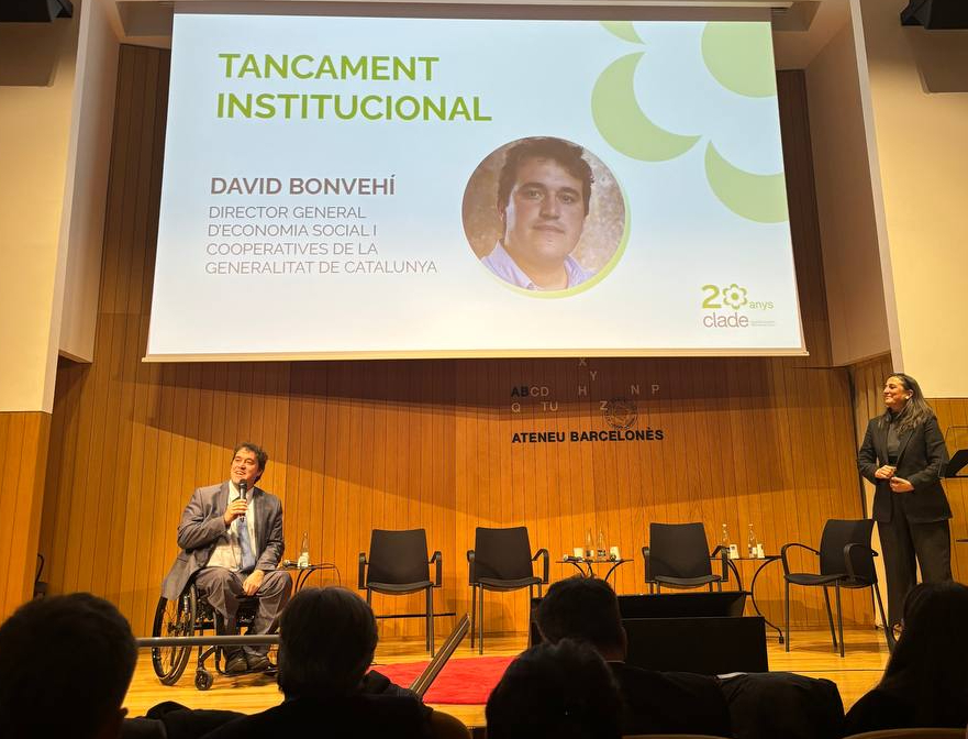 ✅El director  general <a href="/davidbonvehi/">David Bonvehí</a> ha participat en la cloenda institucional de l'acte de celebració dels 20 anys de <a href="/grupclade/">Grup Clade</a>, que ha tingut lloc a l'@ateneubcn. 
 
#GrupClade #20anyscreixentjunts