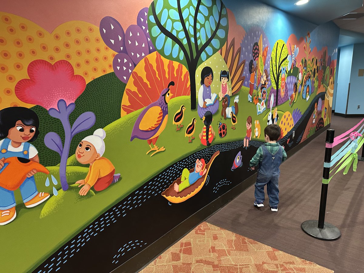 DoreenGarlidTempe (@dgarlidtempe) on Twitter photo A beautful mural by local artist, Shachi Kale was unveiled at <a href="/Tempegov/">City of Tempe, AZ</a> Public Library. Titled, "We All Go Where The Stories Flow" highlights the value reading has on our lives and the little ones. A beautful mural by local artist, Shachi Kale was unveiled at <a href="/Tempegov/">City of Tempe, AZ</a> Public Library. Titled, "We All Go Where The Stories Flow" highlights the value reading has on our lives and the little ones.