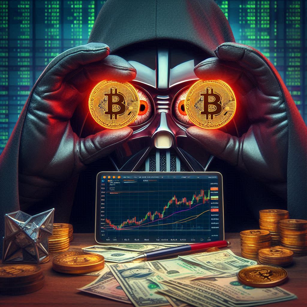 VaderCoinCrypto's tweet photo. Watching Bitcoin fly🚀🚀 $VDRC #memecoin #cripto #Criptomonedas #ToTheMoon https://t.co/qt2m7slWJw